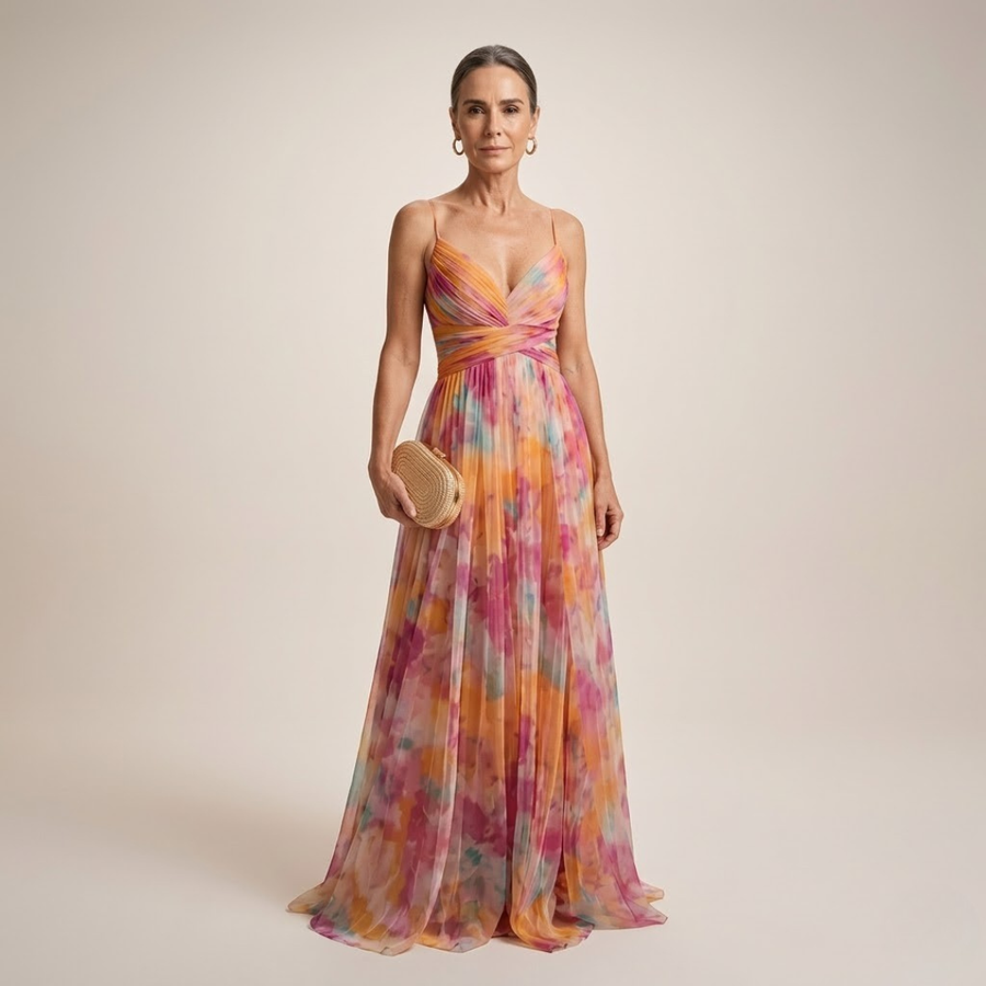 Bella - Elegantna Cvjetna Maxi Haljina