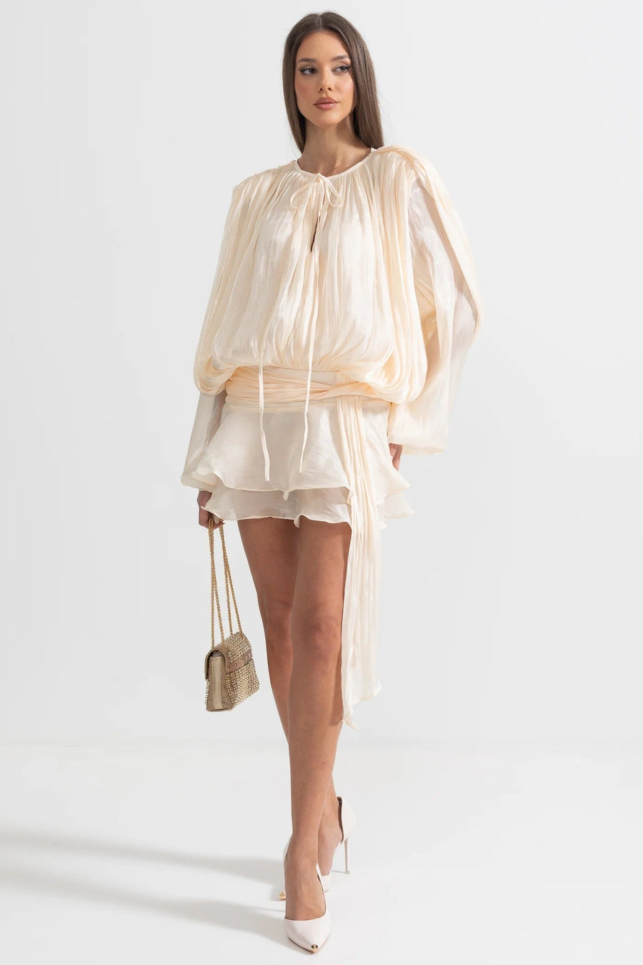Lijana | Elegantna Boho Kratka Haljina