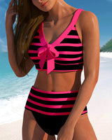 Odile – Prugasti bikini visokog struka