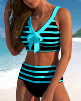 Odile – Prugasti bikini visokog struka
