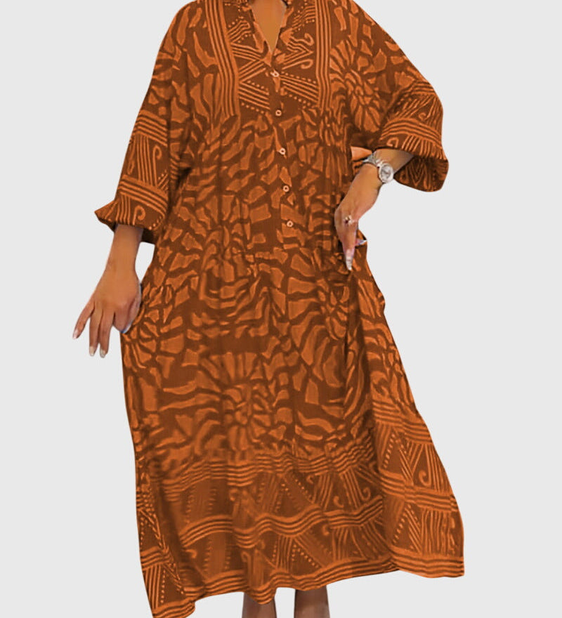 Mckinley | Maxi Haljina s Elegantnim Uzorkom
