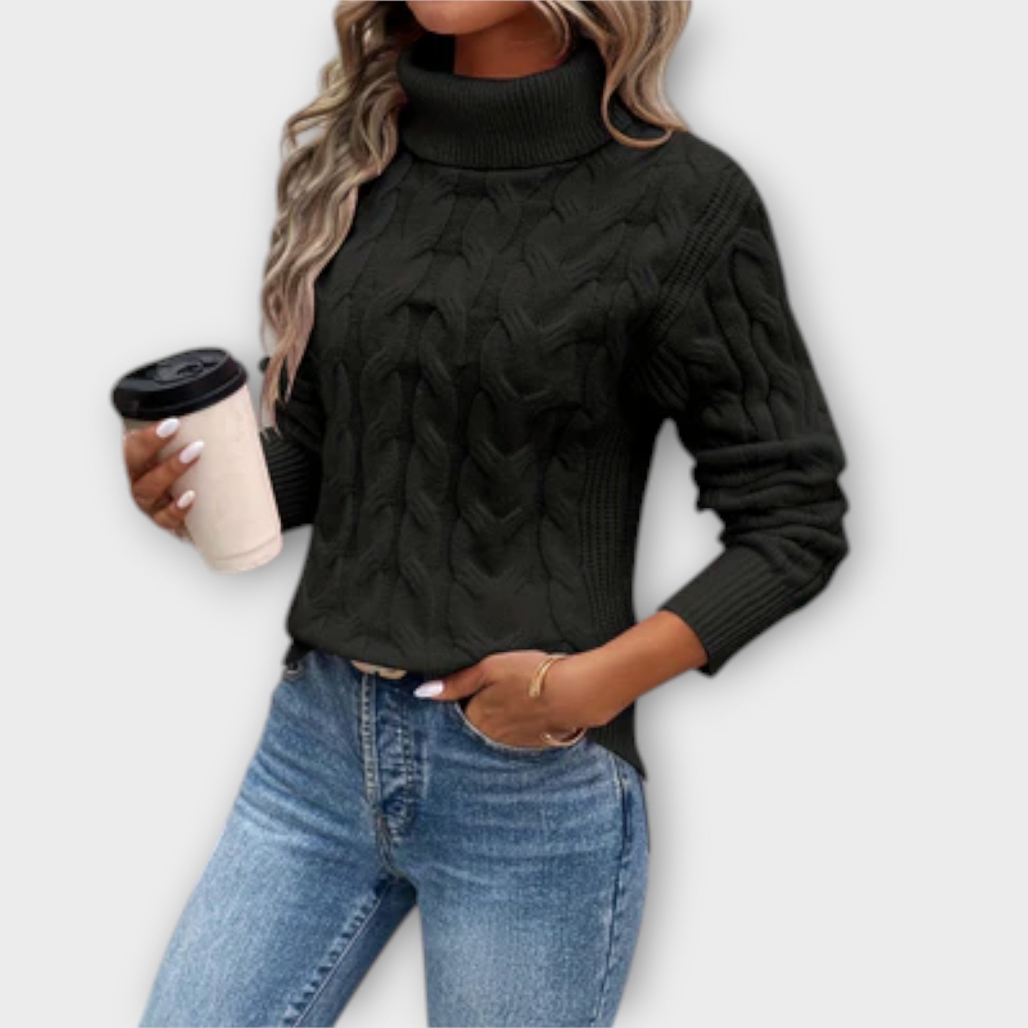 Amelija – Moderan pleteni pulover