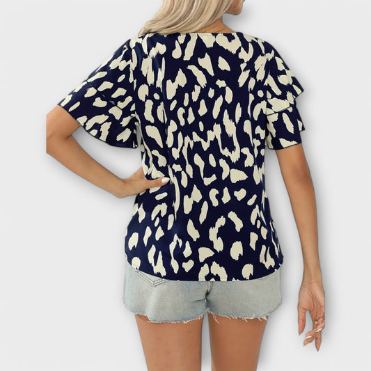 Izabela - Casual bluzica s okruglim izrezom