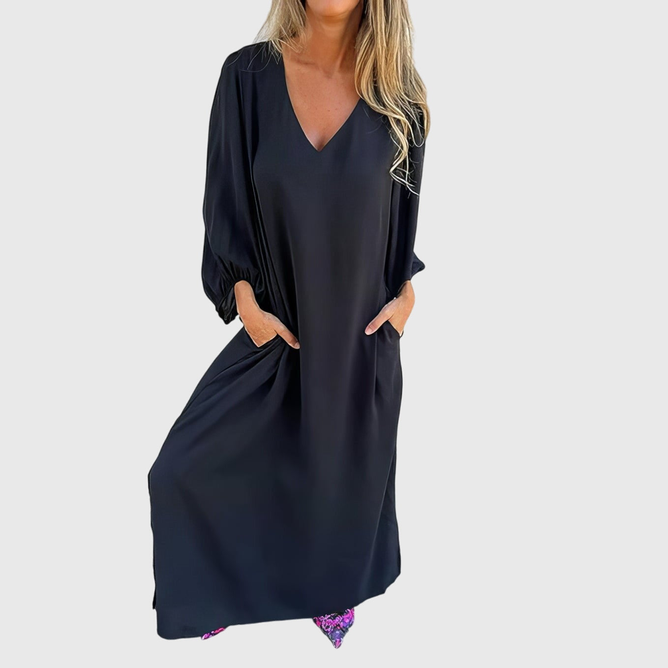 Carol | Duga Boho Haljina s Džepovima