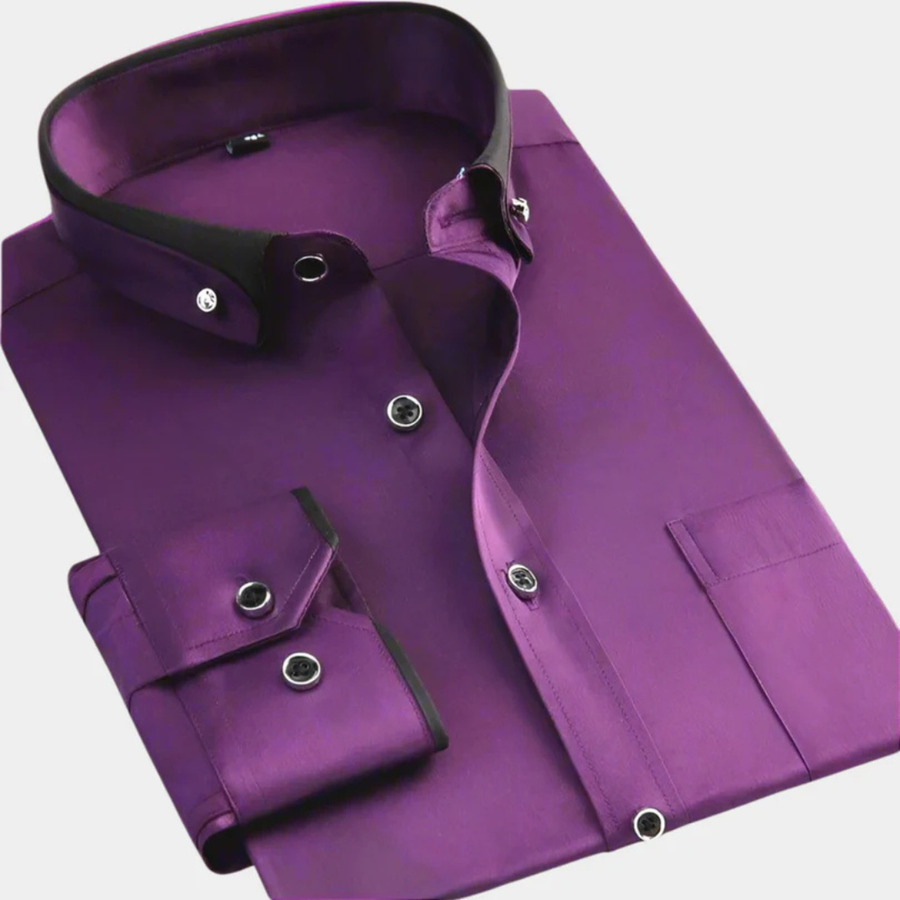 Iver - Klasična Košulja s Dugim Rukavima