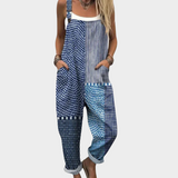 Isaline – grafički plavi patchwork