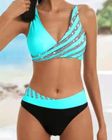 Mona – Bikini s uzorkom u toplim tonovima