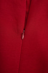 Ruby | Burgundska bezrukavna midi haljina