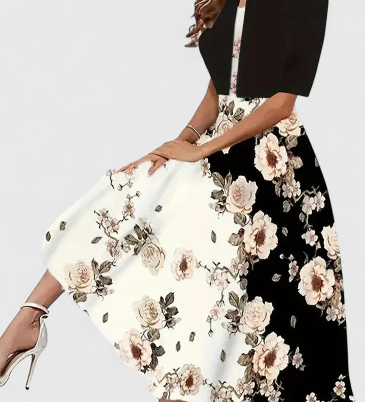 Chantal | Elegantna Midi Haljina