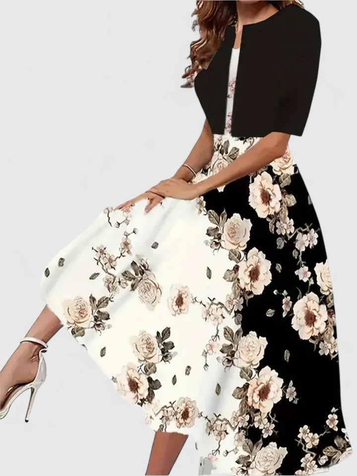Chantal | Elegantna Midi Haljina