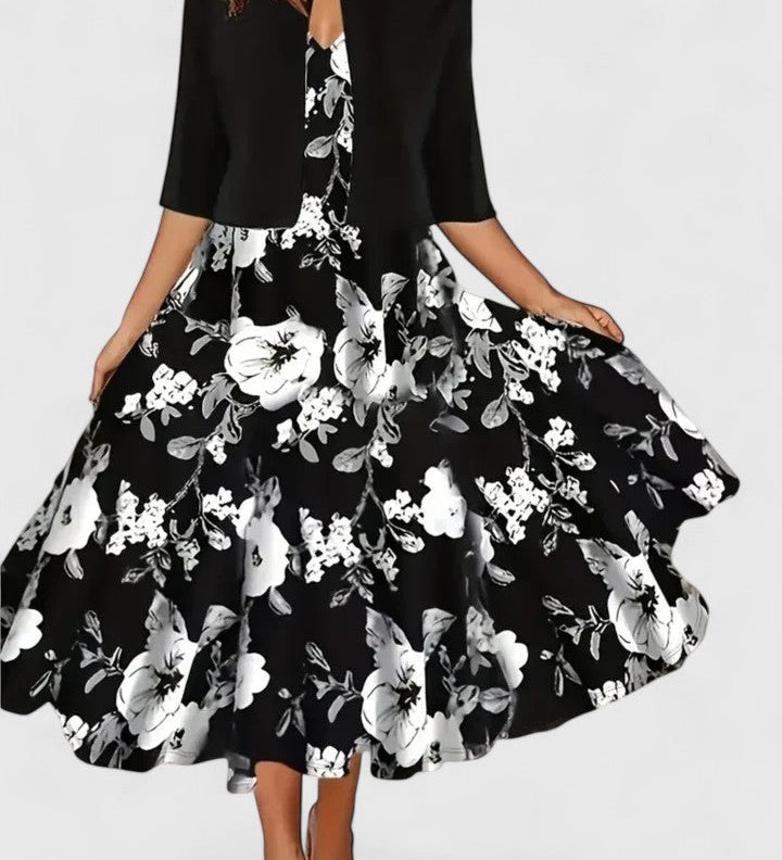 Chantal | Elegantna Midi Haljina