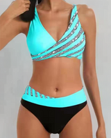 Mona – Bikini s uzorkom u toplim tonovima