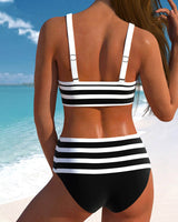 Odile – Prugasti bikini visokog struka