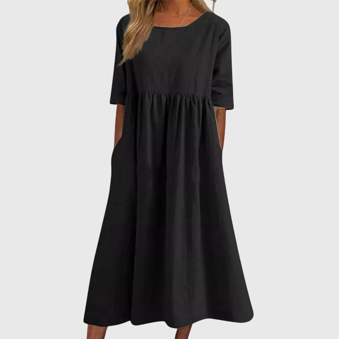 Haisley | Elegantna Haljina Kratkih Rukava