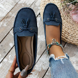 Nadine - Klasične Loaferice s detaljem od resica