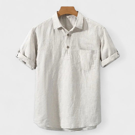 Kaj - Polo majica od lanenog platna