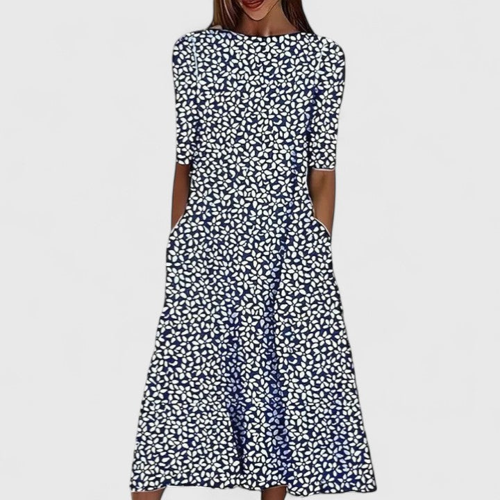 Sarah | Elegantna Midi Haljina